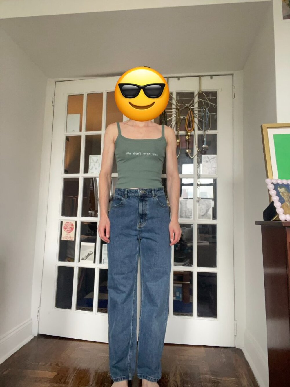 Everlane Way High Wide Leg Jean - Dark Wash